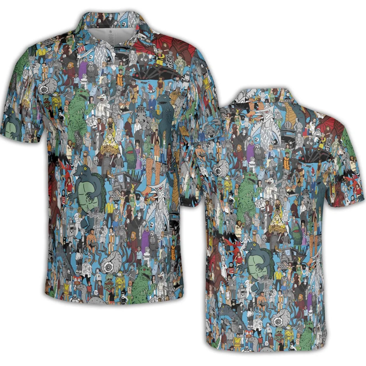 Where's Servo MST3K AOP Men/Women Polo Shirt