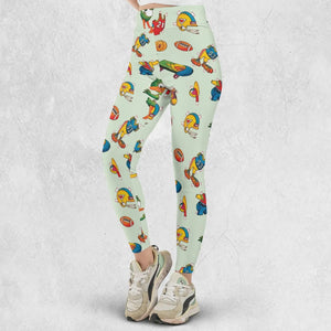 Plucky Duck Tiny Toon Adventures Legging
