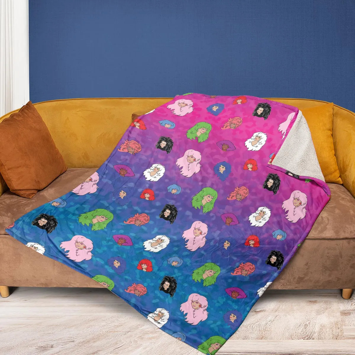 Misfits and Hologram  Jem and the Holograms Fleece Blanket
