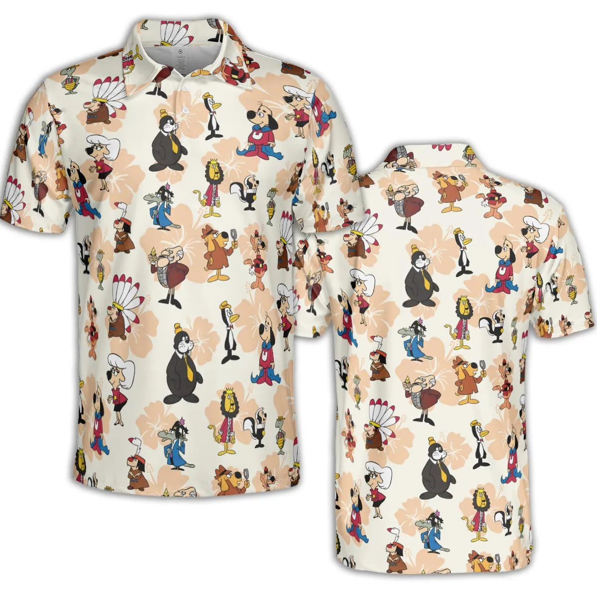 Nostalgia Underdog Characters AOP Men/Women Polo Shirt