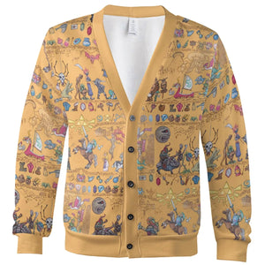 Link's Journey Tapestry The Legend Of Zelda Cardigan