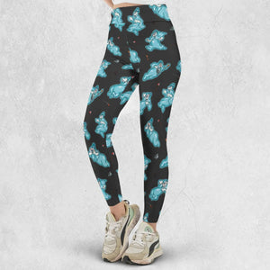 Classic Animated Cartoon Lonesome Ghosts Legging