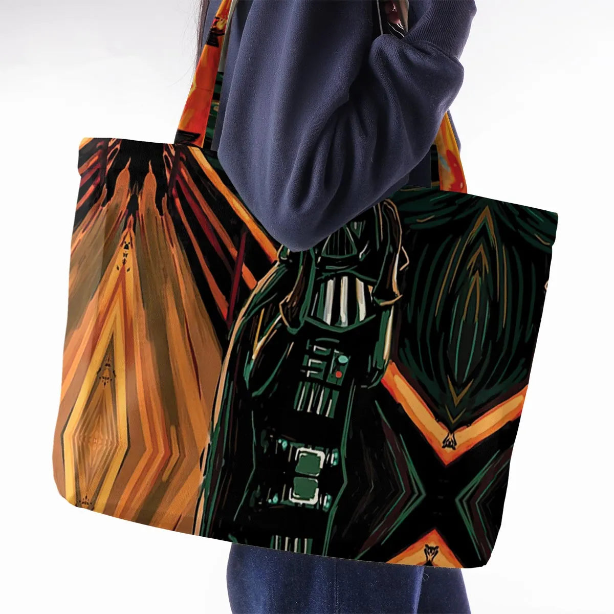Vader Scream Darth Vader Large Tote Bag