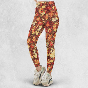 Pokemon Fire Pattern Legging