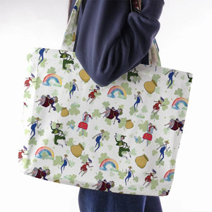Irish Movie Finian’s Rainbow Characters Large Tote Bag
