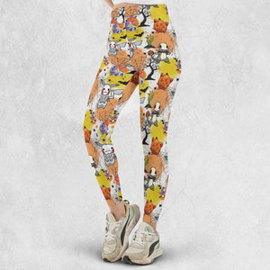 Spooky Costume Pikachu Charmander Jigglypuff Bulbasaur Pokemon Legging