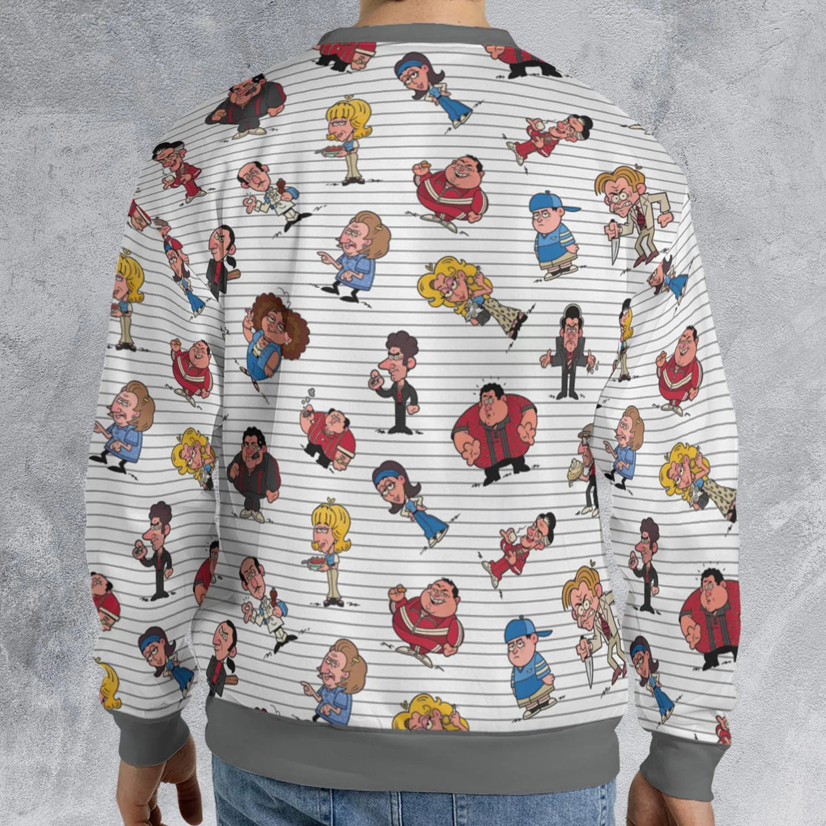 Family Business The Sopranos All-over Print Sweatshirt