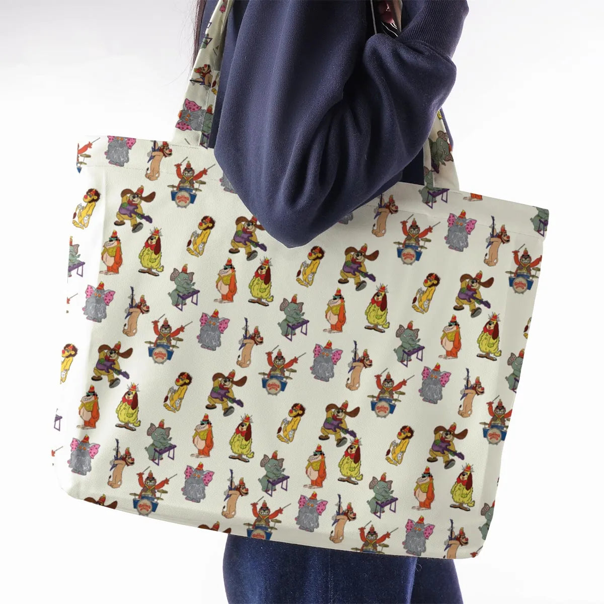 Snorky Fleegle Drooper Bingo The Banana Splits Large Tote Bag