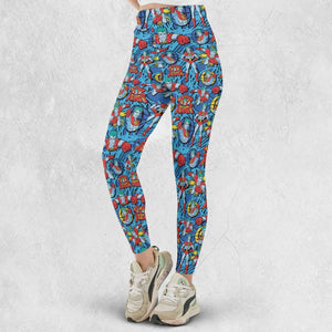 Hero of the Environment Captain Planet and the Planeteers Legging