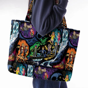 Goonies 80s Pixel Art Large Tote Bag
