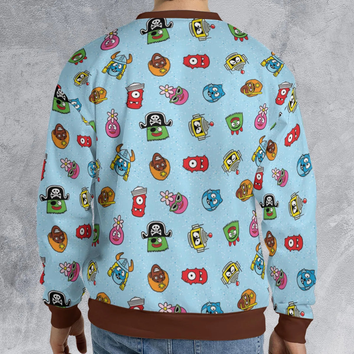 Yo Gabba Gabba Star Wars Mashup All-over Print Sweatshirt