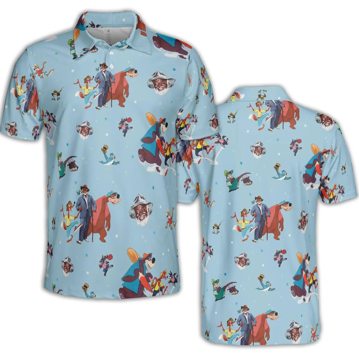 Song of The South Characters AOP Men/Women Polo Shirt