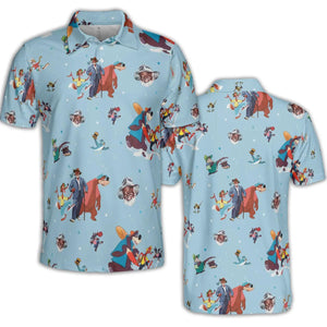 Song of The South Characters AOP Men/Women Polo Shirt