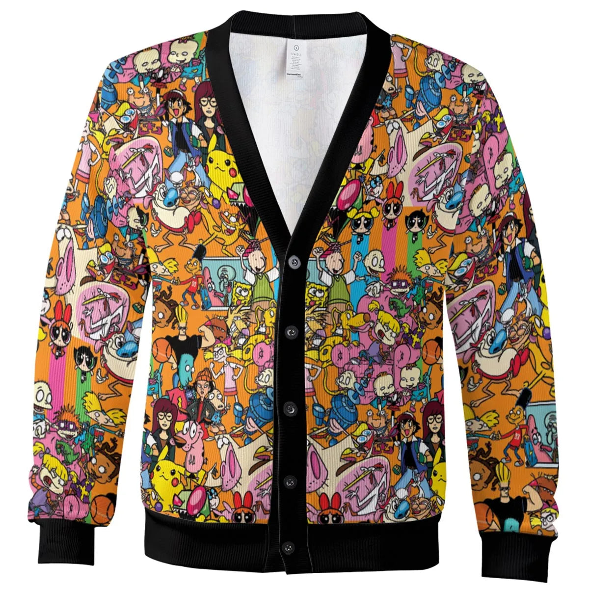 90s Nostalgia Cartoons Cardigan