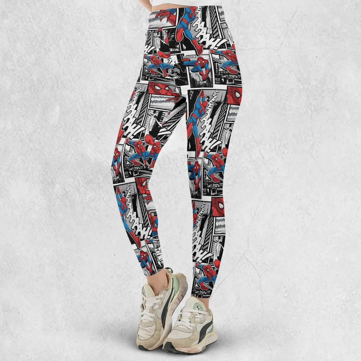 Spider Man Comic Pattern Legging