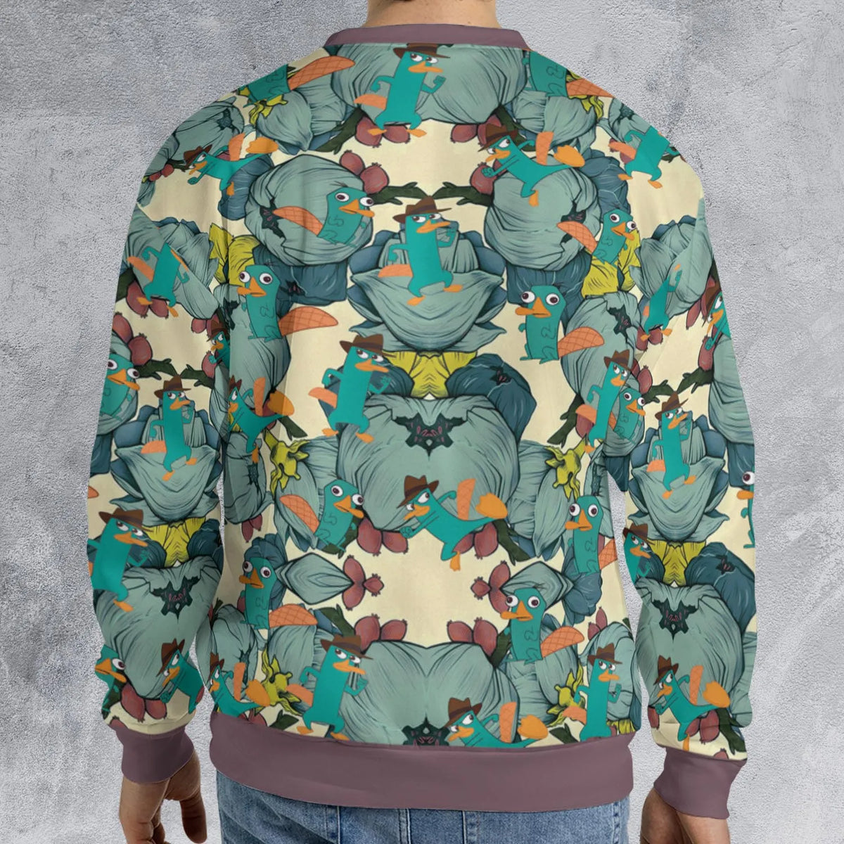 Perry The Platypus Phineas and Ferb All-over Print Sweatshirt