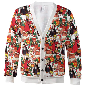 Holiday Power Up Super Mario Cardigan