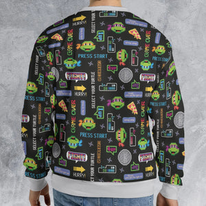 The TMNT Pixel Characters All-over Print Sweatshirt