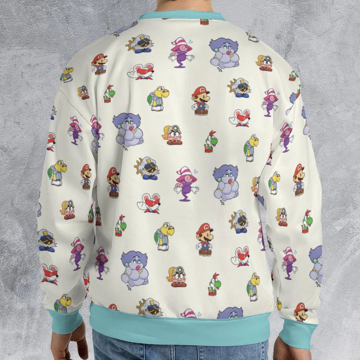 Play In Style Super Mario All-over Print Sweatshirt