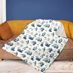 Shared Flat For Wizards Fleece Blanket