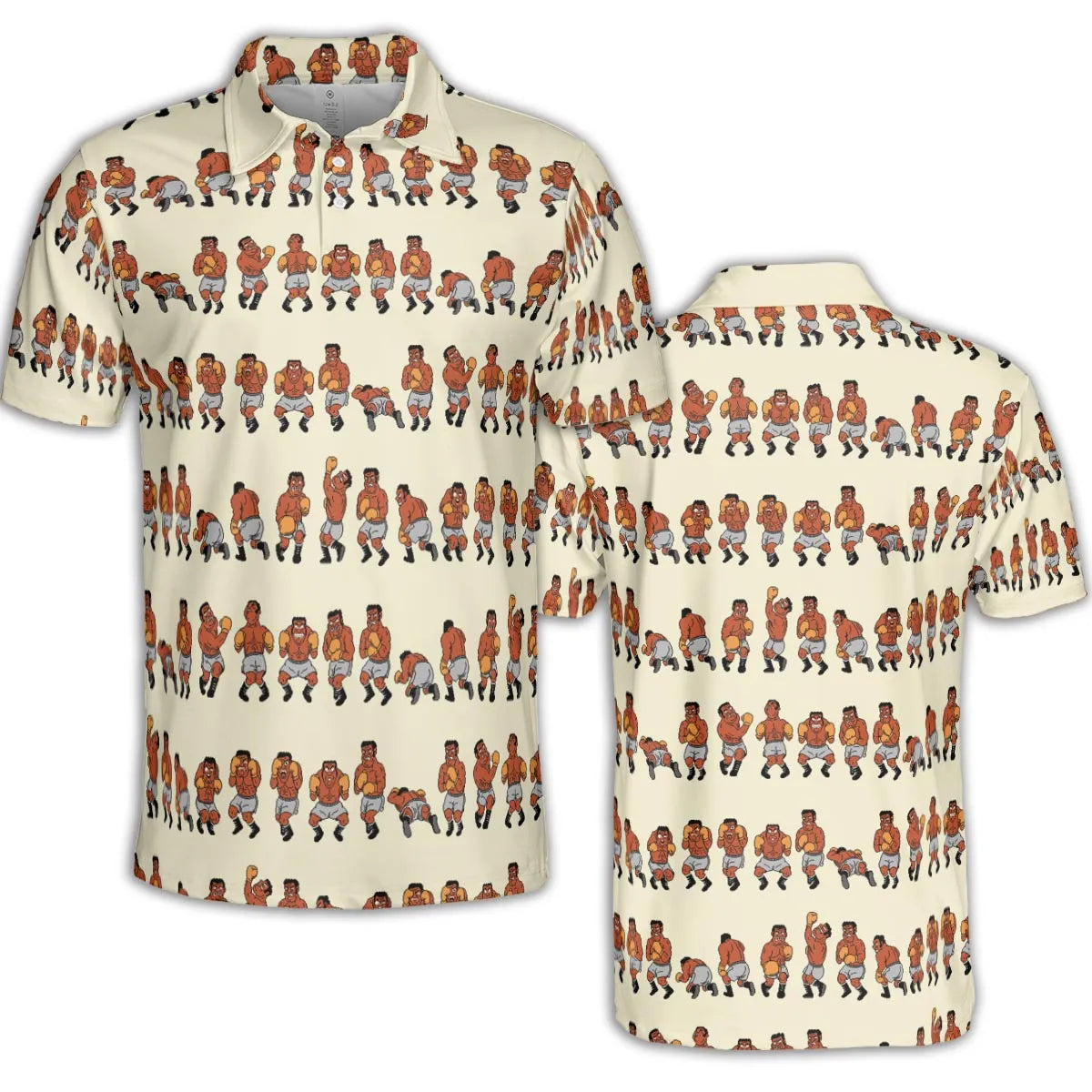 Mike Tyson's Punch-Out!! AOP Men/Women Polo Shirt