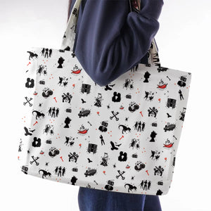 Legandary Bands Mashup Large Tote Bag