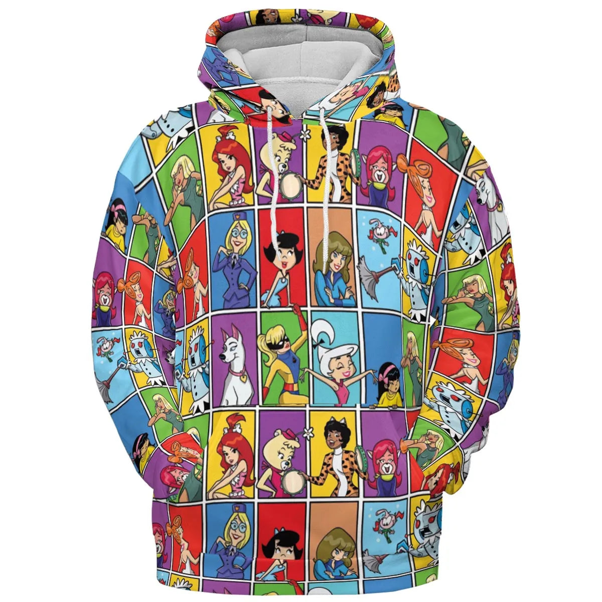 The women of Hanna Barbera All-over Print Hoodie