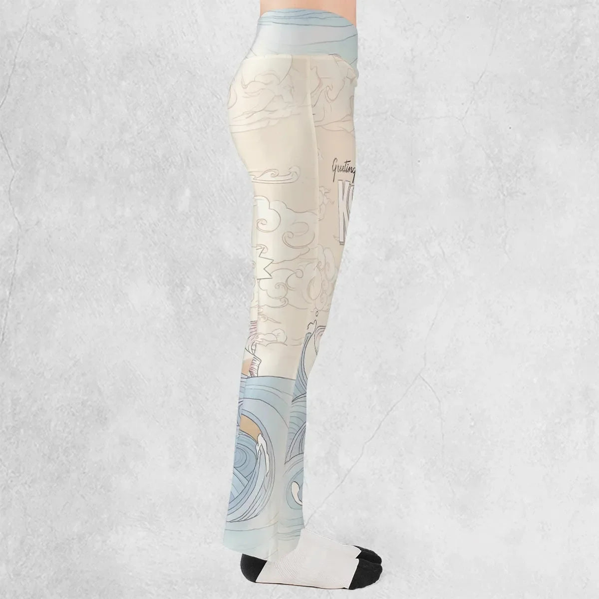 Kyoshi Island Avatar The Last Airbender Flare Leggings