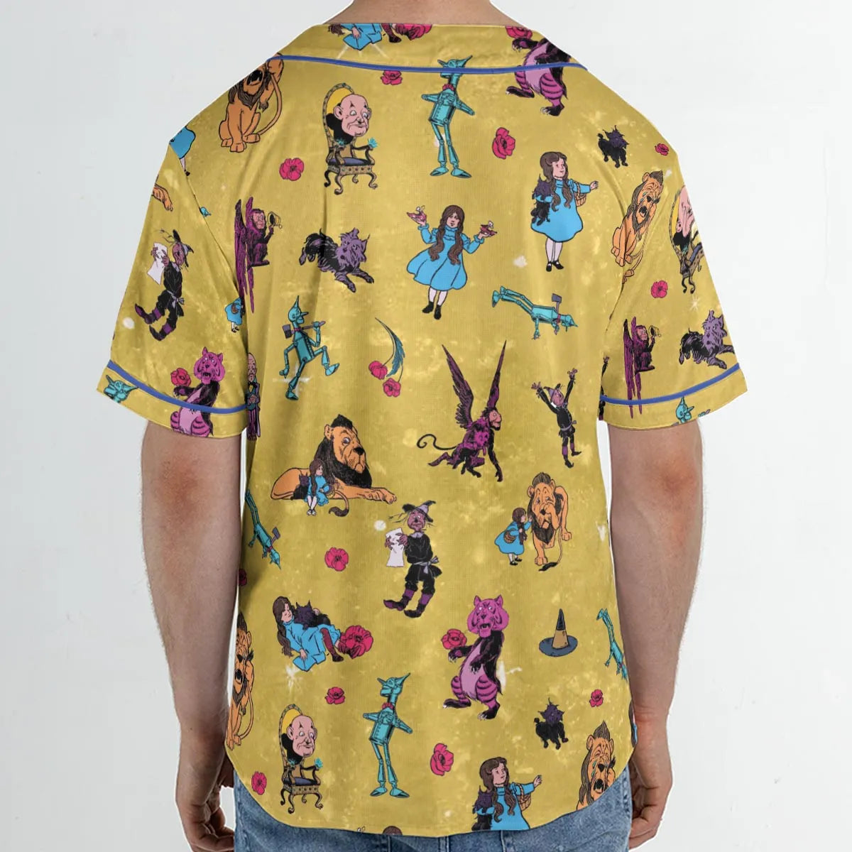 Friends in Emerald City Wizard of Oz Unisex Baseball Jersey