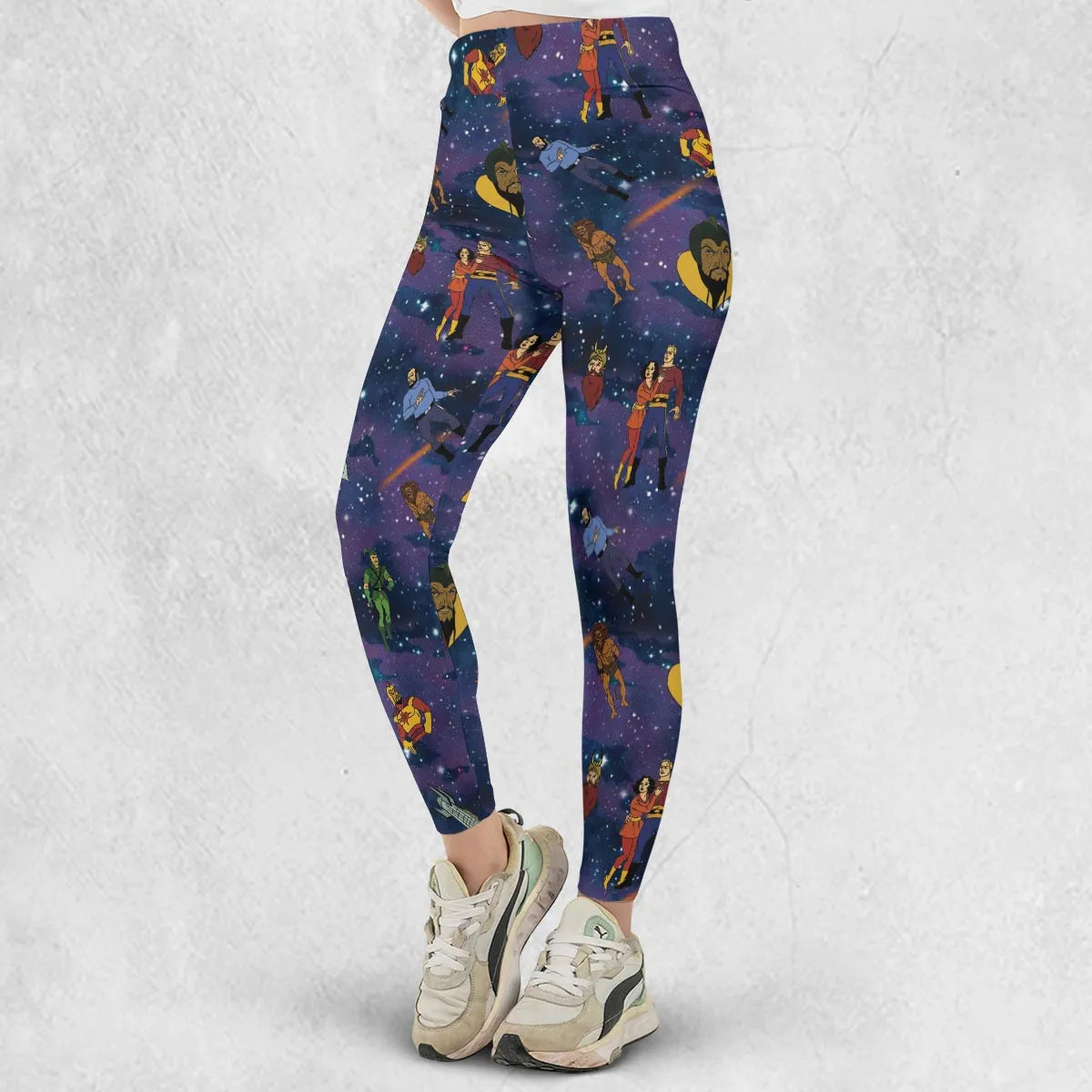 Flash Gordon Cartoon Characters Legging