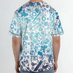 Blue Moggle Final Fantasy Unisex Baseball Jersey