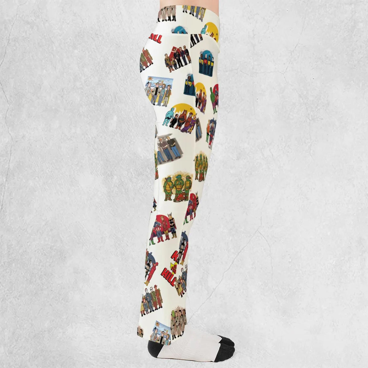 Hank's Friends King Of The Hill Parody Flare Leggings