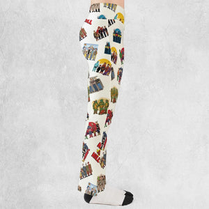 Hank's Friends King Of The Hill Parody Flare Leggings