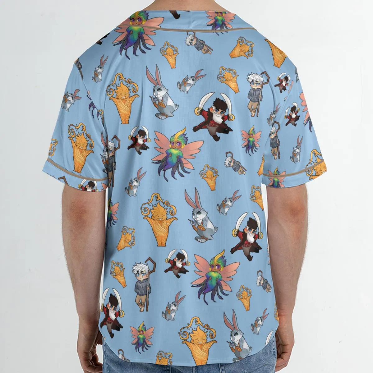 Rise of the Guardians Characters Unisex Baseball Jersey