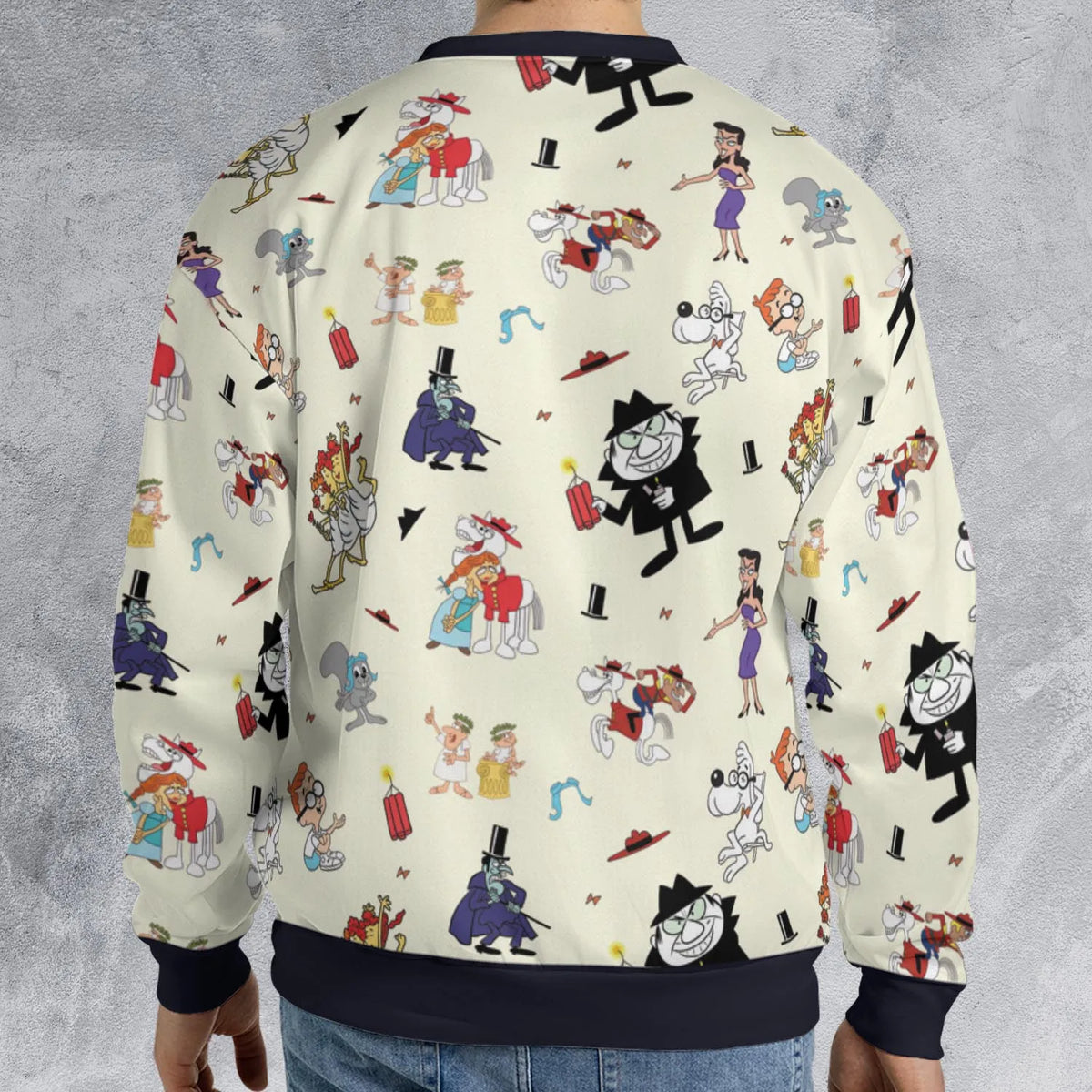 Bullwinkle’s Boss All-over Print Sweatshirt