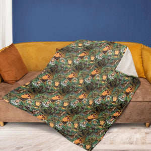 GI Robot Creature Commandos Fleece Blanket