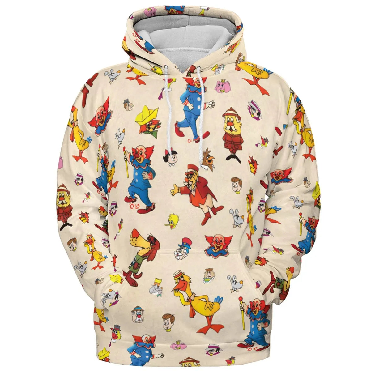 Bozo The Clown And Friends All-over Print Hoodie
