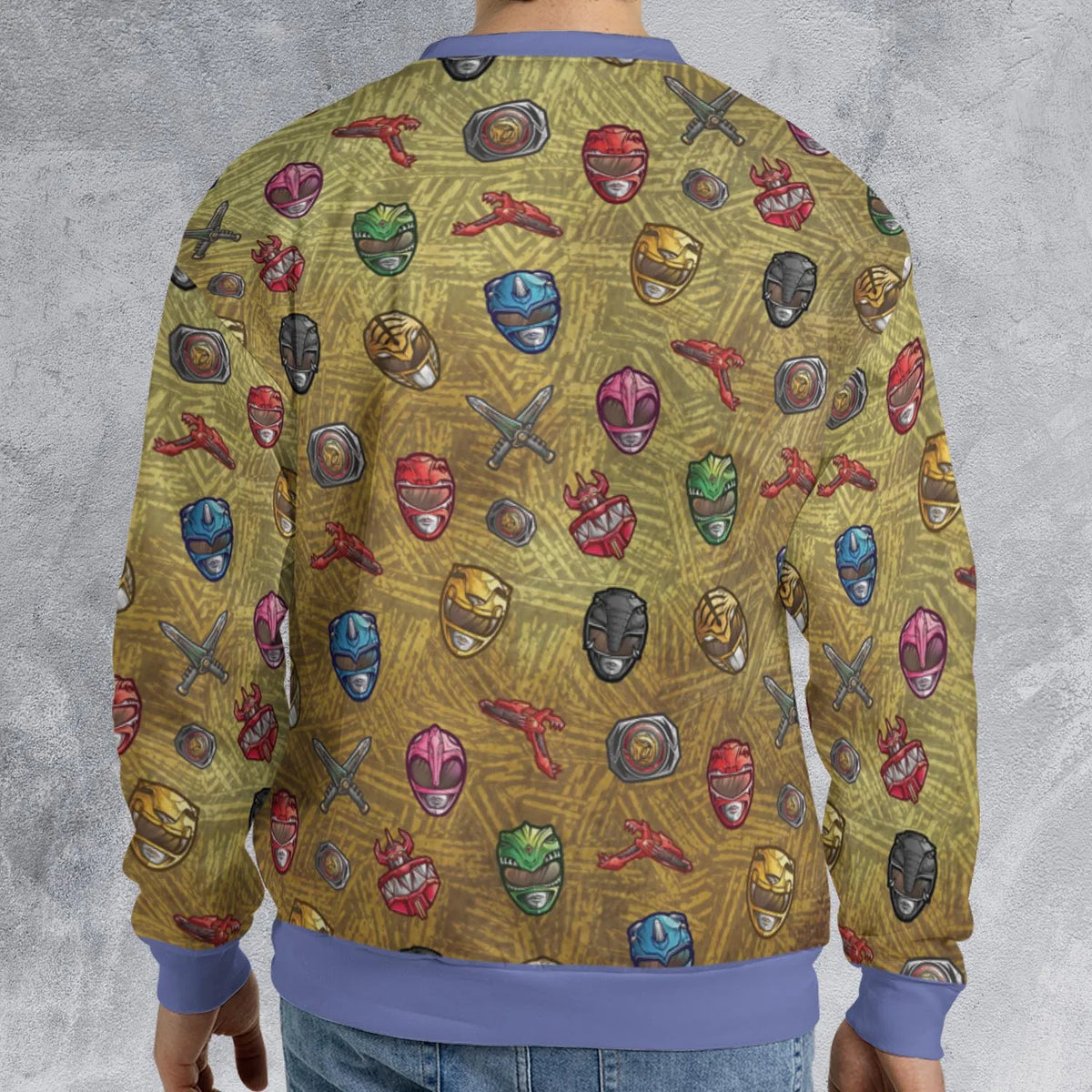 Power Team Mighty Morphin Power Rangers All-over Print Sweatshirt