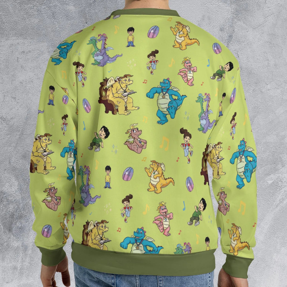 Dragontales Characters All-over Print Sweatshirt