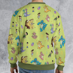 Dragontales Characters All-over Print Sweatshirt