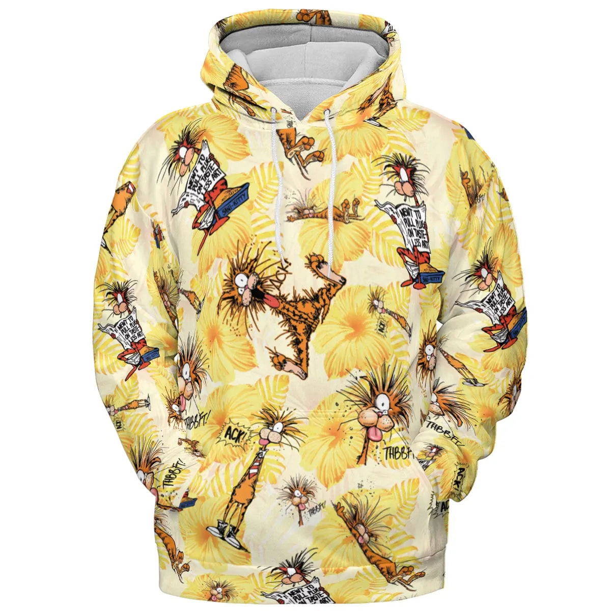 Bill The Cat Bloom County All-over Print Hoodie