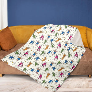Dancing Muppets The Muppets Characters Fleece Blanket