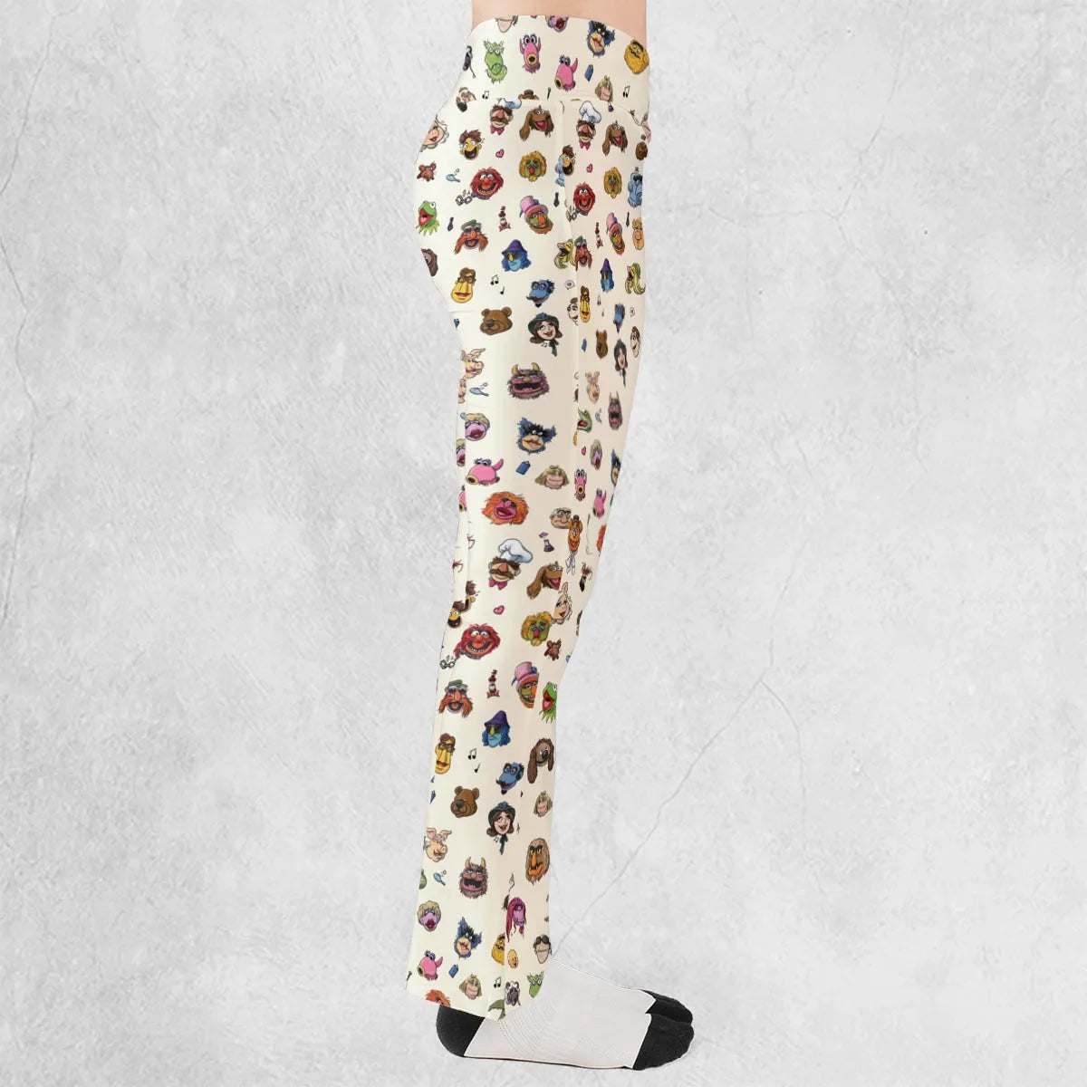 The Muppets Pattern Flare Leggings