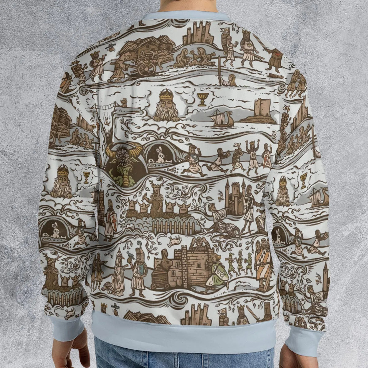 The Tapestry Journey Monty Python All-over Print Sweatshirt