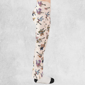 Kingdom Farce Kingdom Heart Flare Leggings