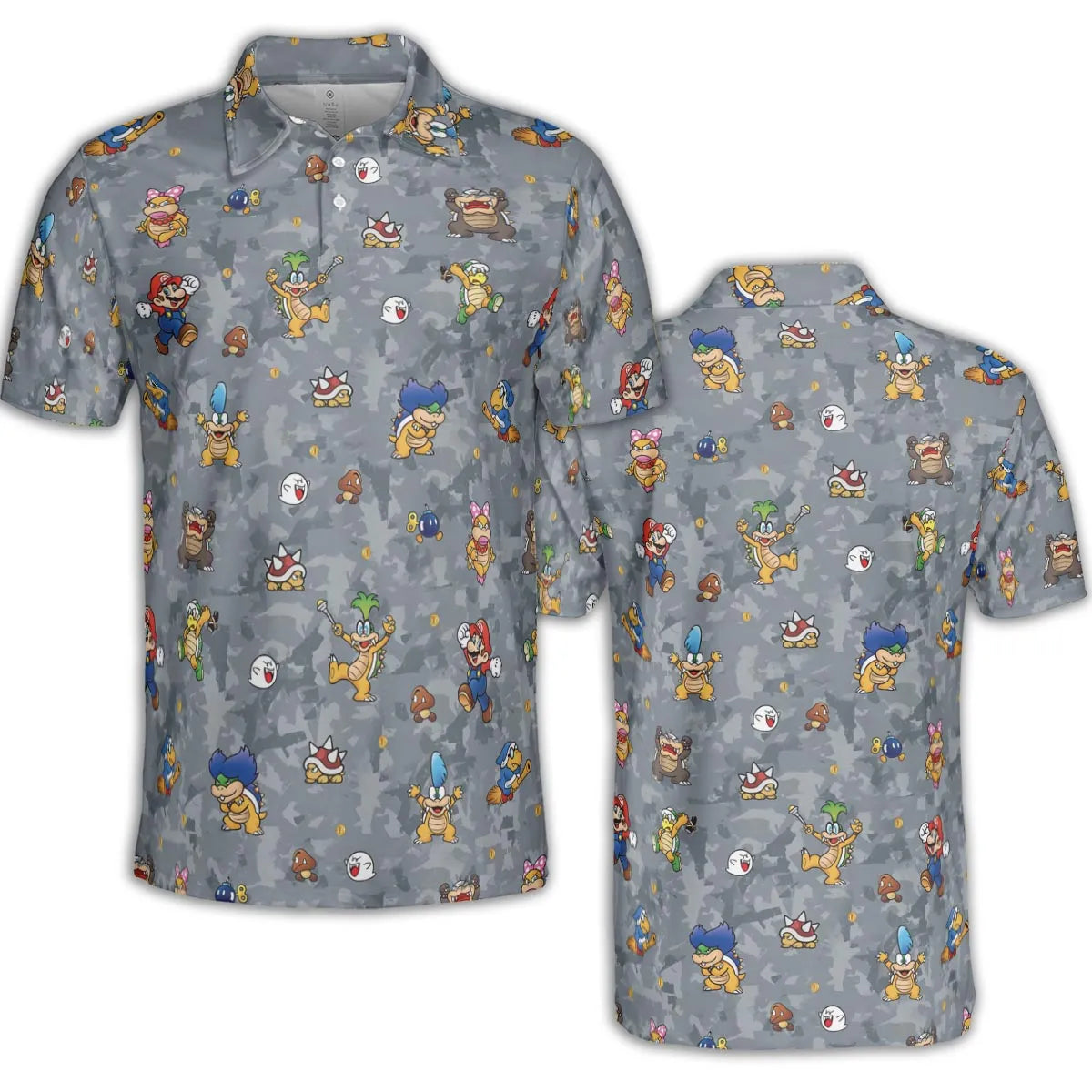 Super Mario Nintendo Video Game AOP Men/Women Polo Shirt
