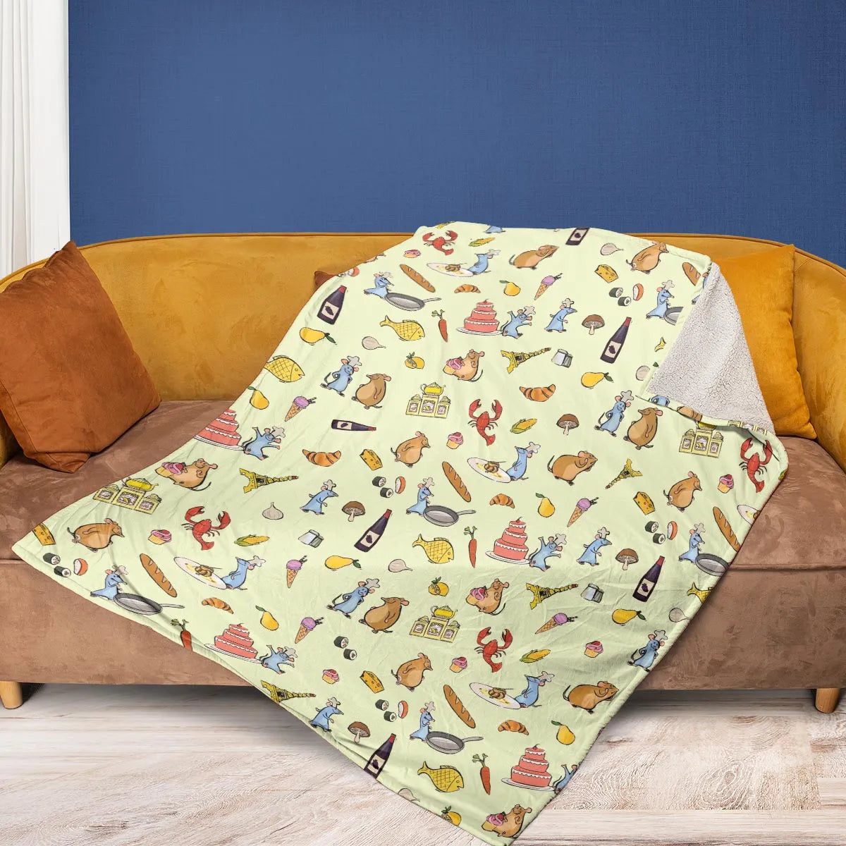Chef Life Ratatouille Fleece Blanket