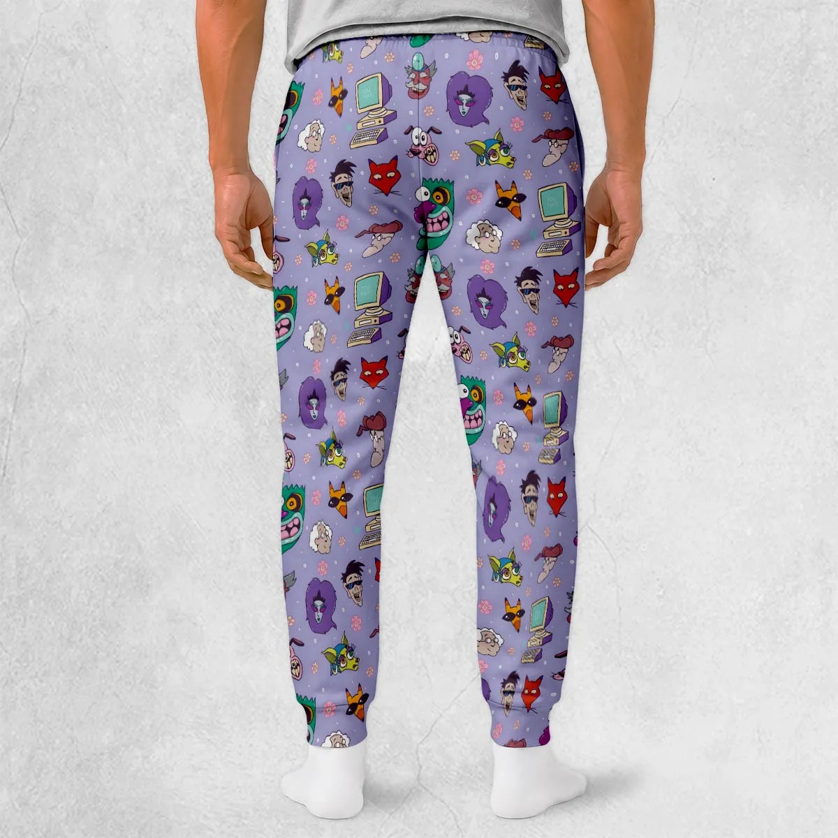 Floral Courage Courage the Cowardly Dog Sweatpants