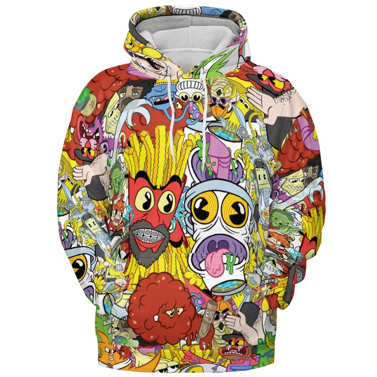 Pure Chaos Aqua Teen Hunger Force All-over Print Hoodie