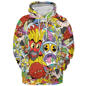 Pure Chaos Aqua Teen Hunger Force All-over Print Hoodie